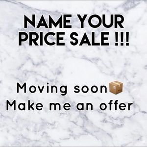 Make me an offer. Moving in May!